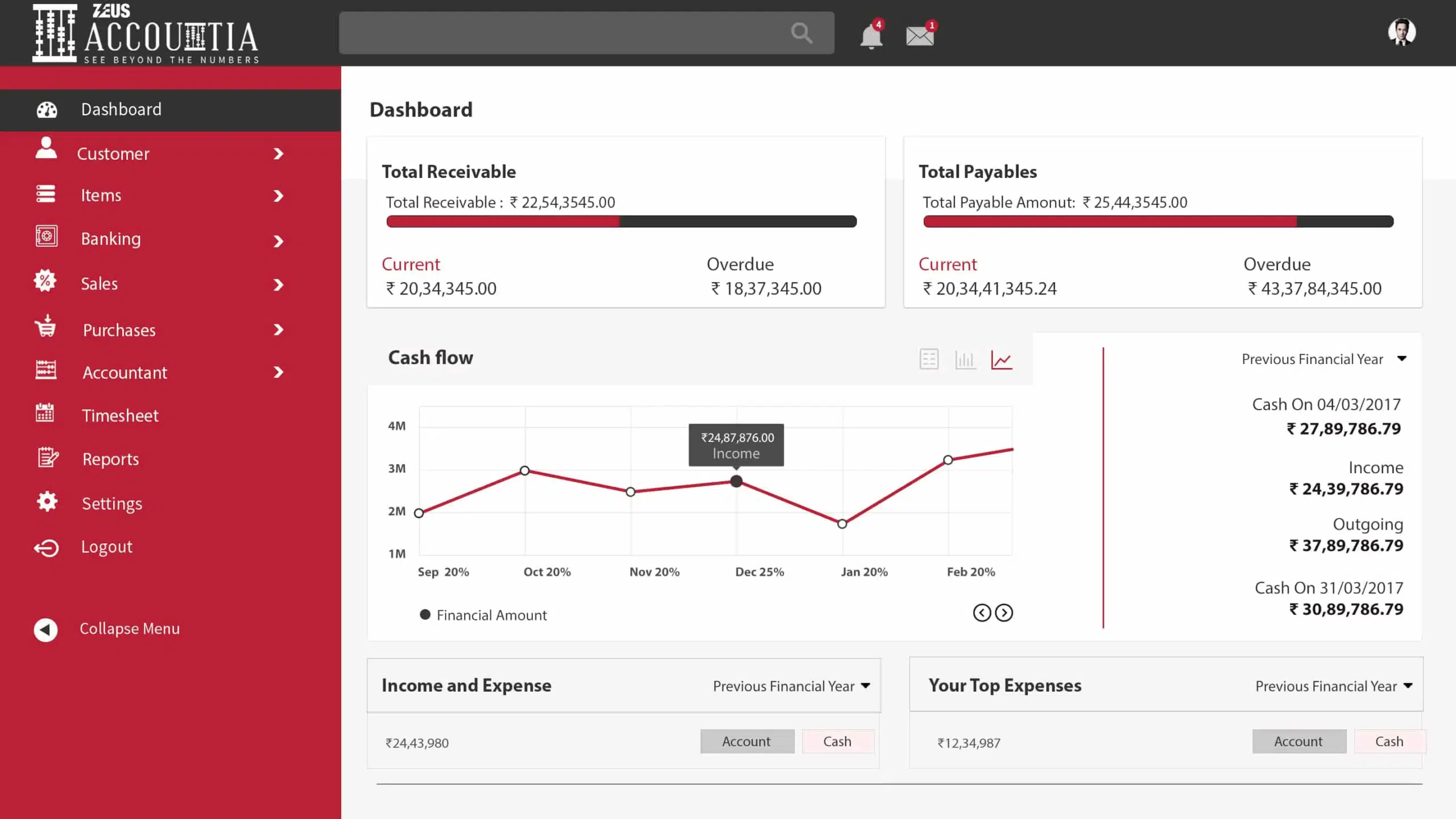 Zeus-Accountia-Dashboard
