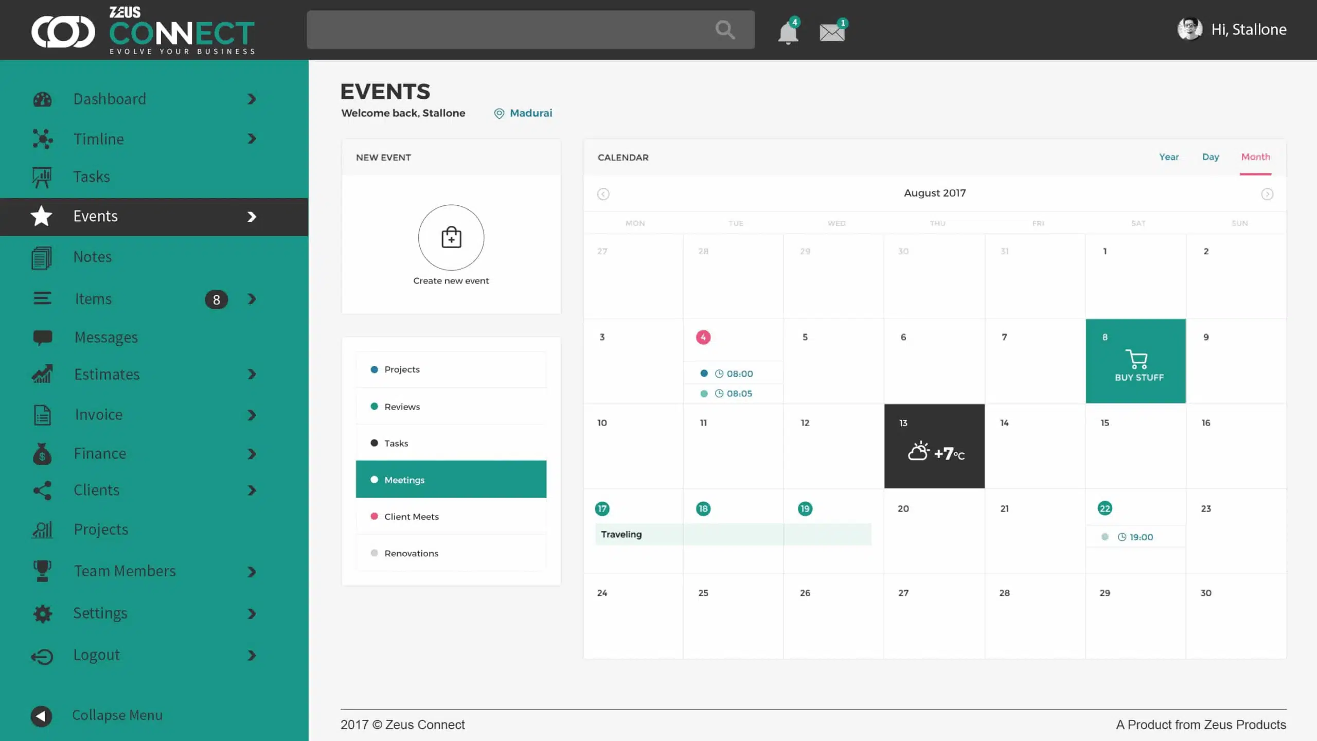 Zeus-Connect-Events