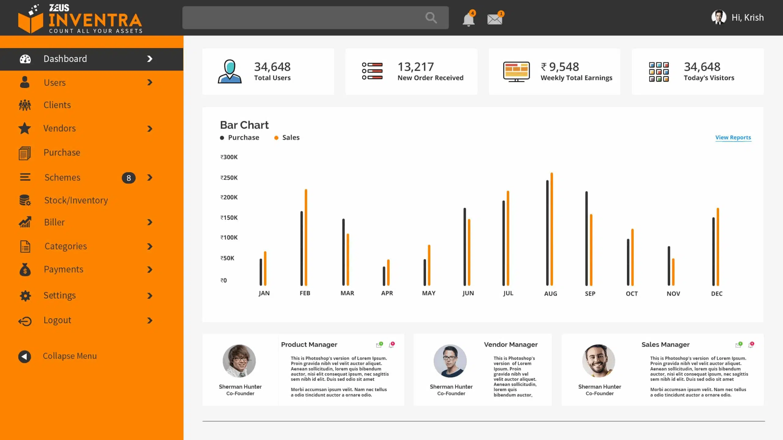 Zeus-Inventra-Dashboard