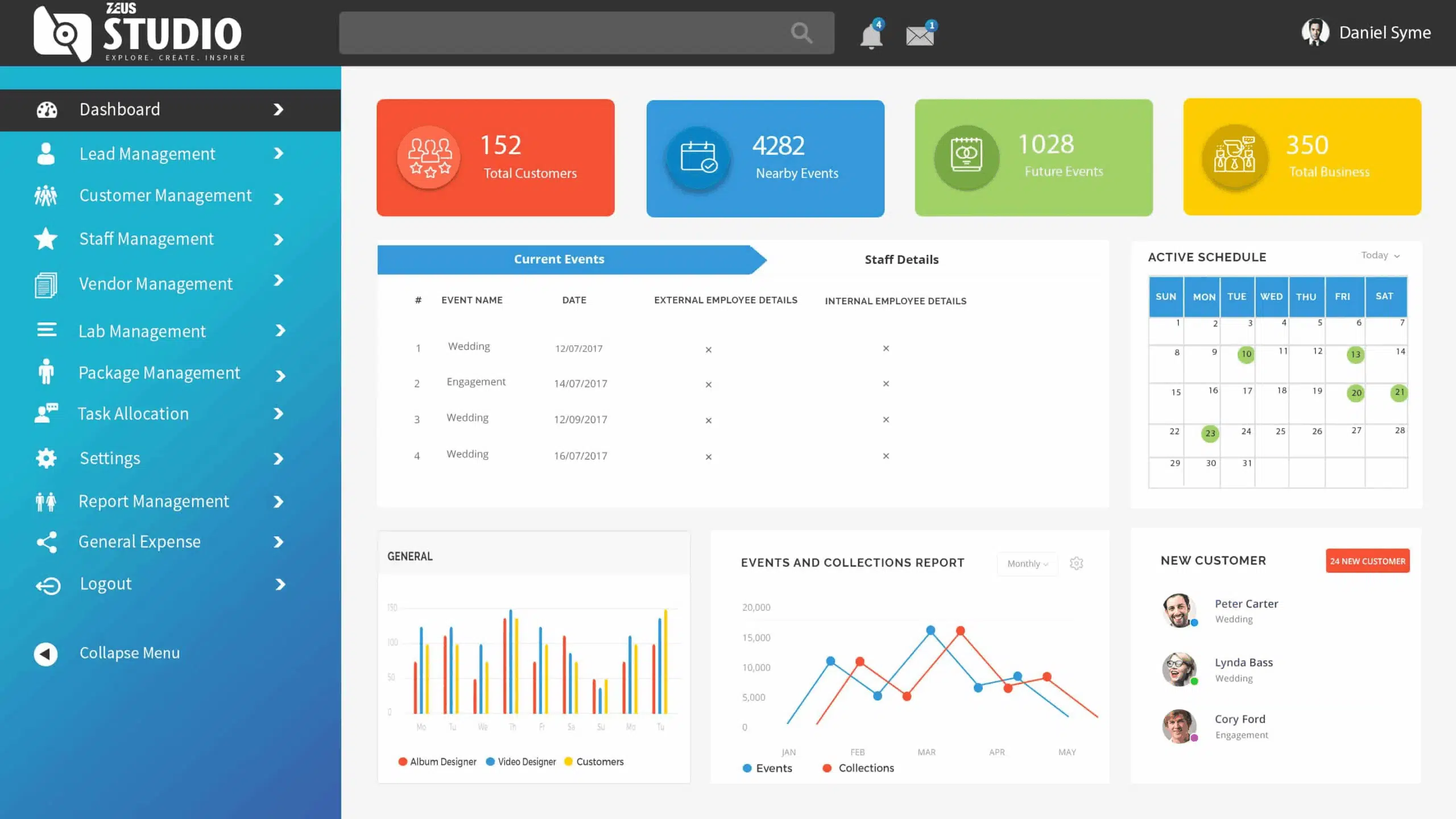 Zeus-Studio-Dashboard